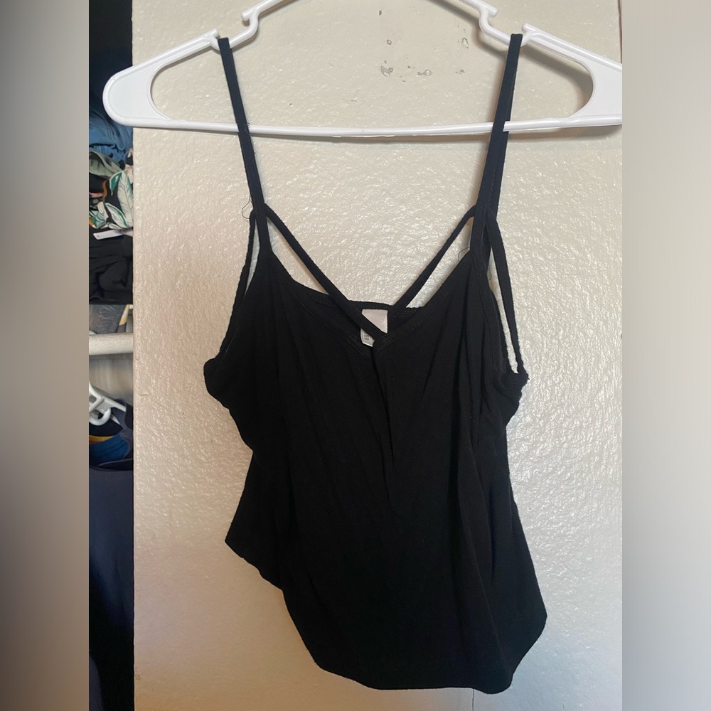 Cross Front Spaghetti Strap Top